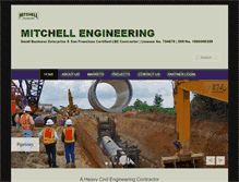 Tablet Screenshot of mitchell-engineering.com